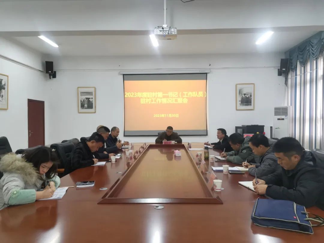 县中等职业学校召开2023年度驻村第一书记（工作队员）驻村工作情况汇报会